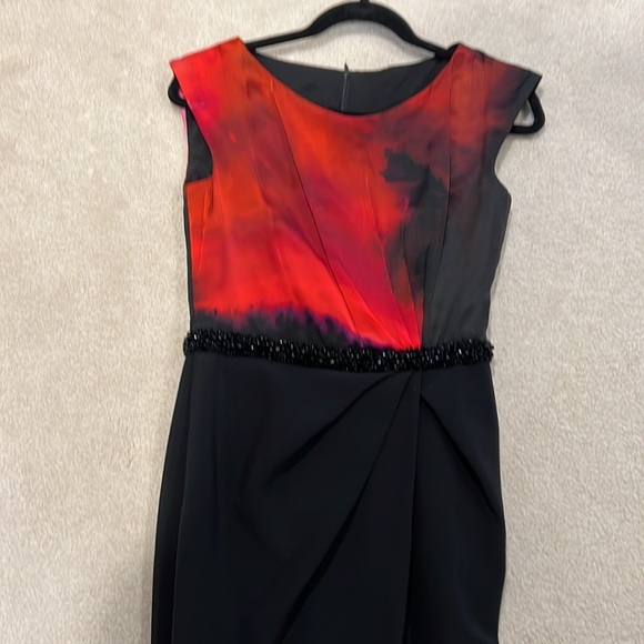 Rene Ruiz gown size 2 NWOT mermaid style with black whine stone - Picture 5 of 9